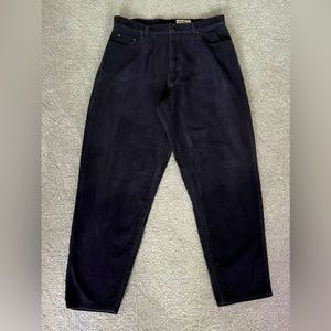 N W. OT.  Eddie Bauer corduroy dark blue pants petite 18